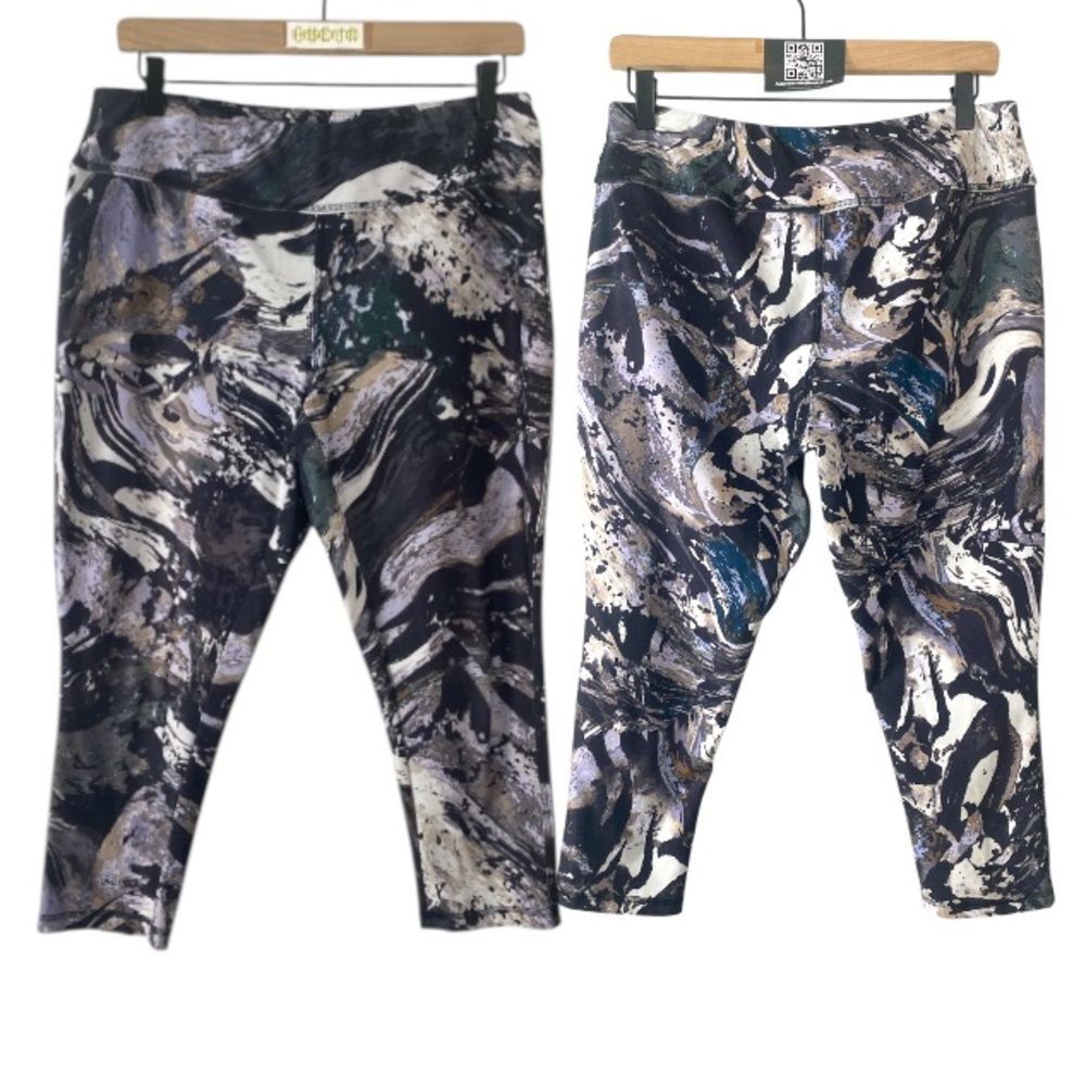 SimplyVera VeraWang Abstract Print Leggings// XL